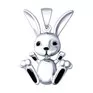 Подвеска «Кролик» из серебра 94032025 - превью