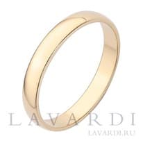 Обручальное кольцо золото 3 мм 17 размер
