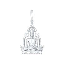 Серебряная подвеска «Будда»