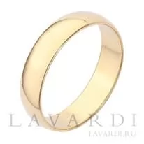 Классическое обручальное кольцо 5 мм 20 размер