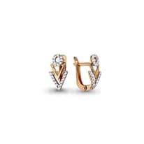 Серьги, артикул LV45350А, золото