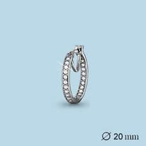 Серьги из серебра, артикул LV42431А