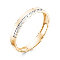 Кольцо из лимонного золота с бриллиантом V70413510100