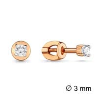 Серьги из золота, артикул LV41687