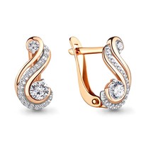 Серьги, артикул LV46801А, золото