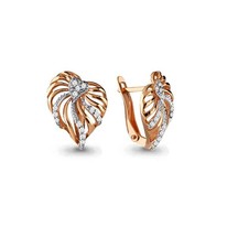 Серьги, артикул LV45638А, золото