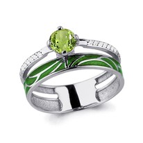 Кольцо из серебра, артикул LV6565607А