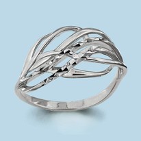 Кольцо из серебра, артикул LV54144