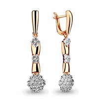 Серьги, золото, артикул LV46137А