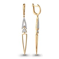 Серьги, артикул LV45456А, золото