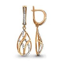 Серьги из золота, артикул LV41914А