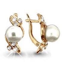 Серьги, артикул LV41128А, золото