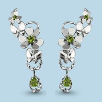 Серьги, артикул LV4452807А, серебро