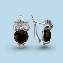 Серьги из серебра, артикул LV4439901