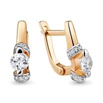 Серьги, артикул LV941201Ак, золото