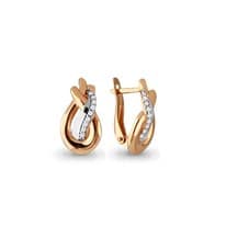 Серьги, артикул LV45635А, золото