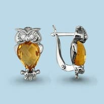 Серьги из серебра, артикул LV4439811