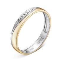 Кольцо из белого золота с бриллиантом V70062530000