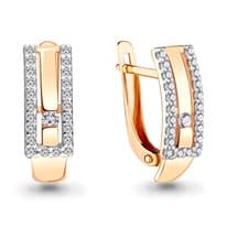 Серьги из золота, артикул LV45322А