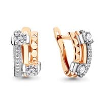Серьги, артикул LV45890А, золото