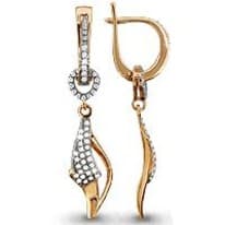 Серьги из золота, артикул LV41911А