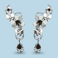 Серьги из серебра, артикул LV4452801А