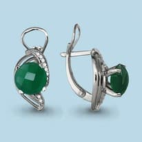 Серьги из серебра, артикул LV4421309А