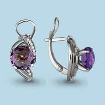 Серьги из серебра, артикул LV4421304А