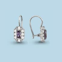 Серьги из серебра, артикул LV40967Д