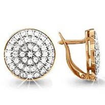 Серьги из золота, артикул LV41162А