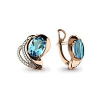 Серьги, артикул LV4479105А, золото