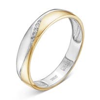 Кольцо из белого золота с бриллиантом V70092530000