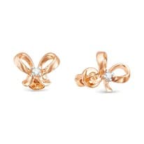 Серьги из красного золота с бриллиантом V44481510000
