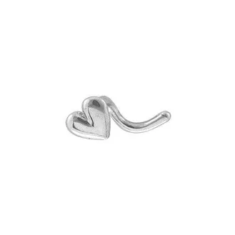 Украшение из серебра в форме сердца для пирсинга носа 94060019