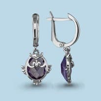 Серьги, серебро, артикул LV4439504