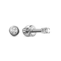 Серьги из белого золота с бриллиантом V40992510000