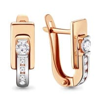 Серьги, артикул LV46715А, золото