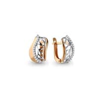Серьги, золото, артикул LV45437А