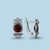 Серьги, серебро, артикул LV4439303