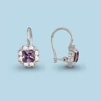 Серьги из серебра, артикул LV40966Д