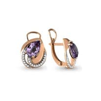Серьги, артикул LV4478704А, золото