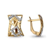 Серьги, артикул LV45297А, золото