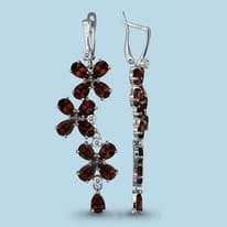Серьги, серебро, артикул LV4445903