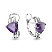 Серьги из серебра, артикул LV4439104А