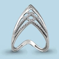Кольцо из серебра, артикул LV64245А