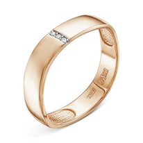 Кольцо из красного золота с бриллиантом V70151510000