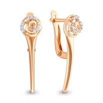 Серьги, золото, артикул LV46365А