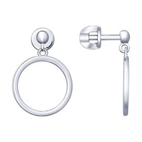 Серьги из серебра