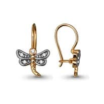Серьги, артикул LV45043А, золото