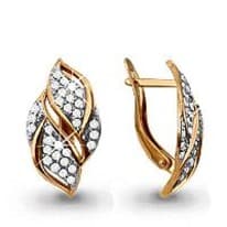 Серьги из золота, артикул LV41658А